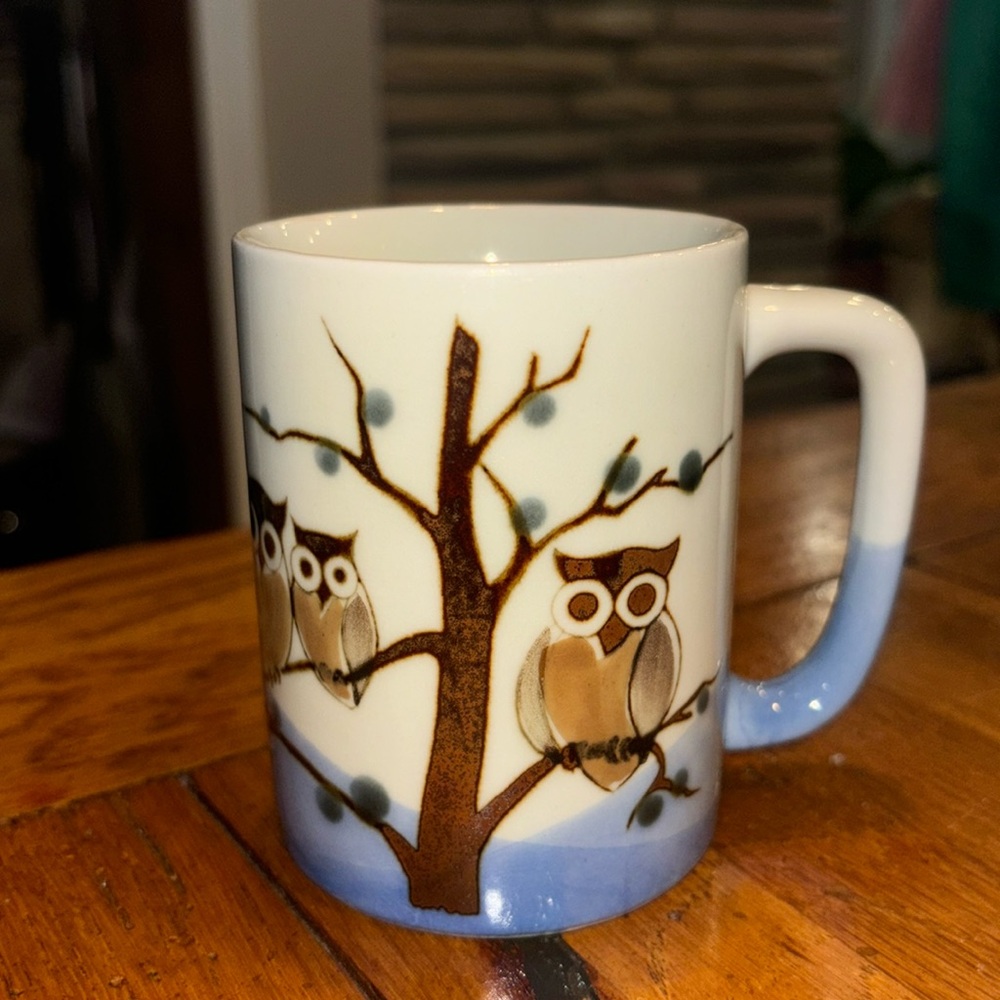 Vintage Retro Otagiri Owl Mug Coffee Tea Cup